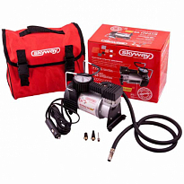 Компрессор металлический 45л/мин в прикуриватель SKYWAY БУРАН-06 Сумка, 7атм